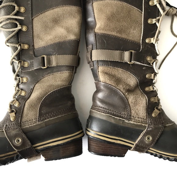SOLD Sorel Carley Conquest II Leather Boots - Picture 5 of 8